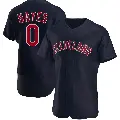 Men's No.0 Willie Mays Hayes Cleveland Guardians Navy Authentic Alternate Jersey