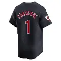 Men's No.1 Jose Cardenal Cleveland Guardians Navy Limited Alternate Jersey