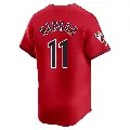 Men's No.11 Toby Harrah Cleveland Guardians Red Limited Alternate Jersey