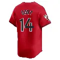 Men's No.14 Larry Doby Cleveland Guardians Red Limited Alternate Jersey