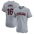 Men's No.16 Jakob Junis Cleveland Guardians Gray Elite Road Jersey