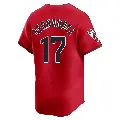Men's No.17 Keith Hernandez Cleveland Guardians Red Limited Alternate Jersey