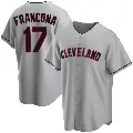 Men's No.17 Terry Francona Cleveland Guardians Gray Replica Road Jersey