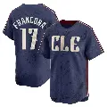 Men's No.17 Terry Francona Cleveland Guardians Navy Limited 2024 City Connect Jersey
