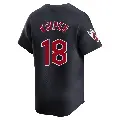 Men's No.18 Duane Kuiper Cleveland Guardians Navy Limited Alternate Jersey