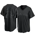 Men's No.26 Boog Powell Cleveland Guardians Black Replica Pitch Fashion Jersey