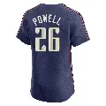 Men's No.26 Boog Powell Cleveland Guardians Navy Elite 2024 City Connect Jersey