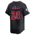Men's No.26 Logan Allen Cleveland Guardians Navy Limited Alternate Jersey