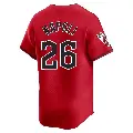 Men's No.26 Mike Napoli Cleveland Guardians Red Limited Alternate Jersey