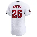 Men's No.26 Mike Napoli Cleveland Guardians White Elite Home Jersey