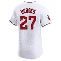Men's No.27 Austin Hedges Cleveland Guardians White Elite Home Jersey