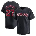 Men's No.27 Bryan Lavastida Cleveland Guardians Navy Limited Alternate Jersey