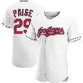 Men's No.29 Satchel Paige Cleveland Guardians White Authentic Home Jersey