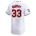 Men's No.33 Eddie Murray Cleveland Guardians White Elite Home Jersey