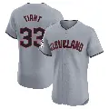 Men's No.33 Luis Tiant Cleveland Guardians Gray Elite Road Jersey