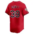 Men's No.39 Kyle Scott Cleveland Guardians Red Limited Alternate Jersey