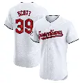 Men's No.39 Kyle Scott Cleveland Guardians White Elite Home Jersey
