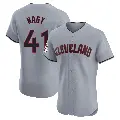 Men's No.41 Charles Nagy Cleveland Guardians Gray Elite Road Jersey