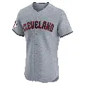Men's No.41 Charles Nagy Cleveland Guardians Gray Elite Road Jersey