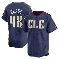 Men's No.48 Emmanuel Clase Cleveland Guardians Navy Limited 2024 City Connect Jersey