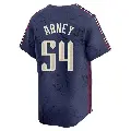 Men's No.54 Alaska Abney Cleveland Guardians Navy Limited 2024 City Connect Jersey