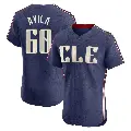Men's No.60 Pedro Avila Cleveland Guardians Navy Elite 2024 City Connect Jersey