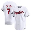 Men's No.7 Kenny Lofton Cleveland Guardians White Limited Home Jersey