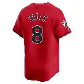 Men's No.8 Albert Belle Cleveland Guardians Red Limited Alternate Jersey