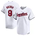 Men's No.9 Carlos Baerga Cleveland Guardians White Limited Home Jersey