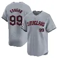 Men's No.99 Ricky Vaughn Cleveland Guardians Gray Limited Road Jersey