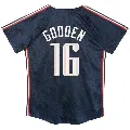 Toddler No.16 Dwight Gooden Cleveland Guardians Navy Limited Preschool & 2024 City Connect Jersey