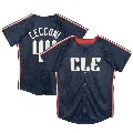 Toddler No.44 Slade Cecconi Cleveland Guardians Navy Limited Preschool & 2024 City Connect Jersey