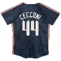 Toddler No.44 Slade Cecconi Cleveland Guardians Navy Limited Preschool & 2024 City Connect Jersey