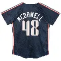 Toddler No.48 Sam Mcdowell Cleveland Guardians Navy Limited Preschool & 2024 City Connect Jersey