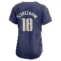 Women's No.10 Daniel Schneemann Cleveland Guardians Navy Limited 2024 City Connect Jersey
