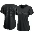 Women's No.26 Brook Jacoby Cleveland Guardians Black Authentic Pitch Fashion Jersey