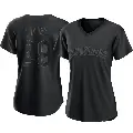 Women's No.29 Satchel Paige Cleveland Guardians Black Authentic Pitch Fashion Jersey