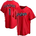 Youth No.1 Jose Cardenal Cleveland Guardians Red Replica Alternate Jersey