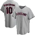 Youth No.10 Daniel Schneemann Cleveland Guardians Gray Replica Road Jersey