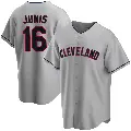 Youth No.16 Jakob Junis Cleveland Guardians Gray Replica Road Jersey