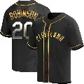 Youth No.20 Frank Robinson Cleveland Guardians Gold Replica Black en Alternate Jersey