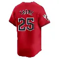 Youth No.25 Jim Thome Cleveland Guardians Red Limited Alternate Jersey