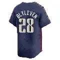 Youth No.28 Bert Blyleven Cleveland Guardians Navy Limited 2024 City Connect Jersey