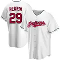 Youth No.29 Tim Herrin Cleveland Guardians White Replica Home Jersey