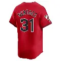 Youth No.31 Sam Hentges Cleveland Guardians Red Limited Alternate Jersey