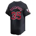 Youth No.35 Cam Gallagher Cleveland Guardians Navy Limited Alternate Jersey