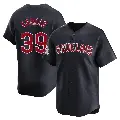 Youth No.39 Len Barker Cleveland Guardians Navy Limited Alternate Jersey
