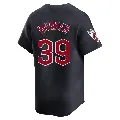 Youth No.39 Len Barker Cleveland Guardians Navy Limited Alternate Jersey