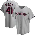 Youth No.41 Charles Nagy Cleveland Guardians Gray Replica Road Jersey