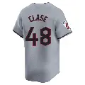 Youth No.48 Emmanuel Clase Cleveland Guardians Gray Limited Road Jersey